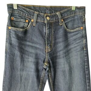 Levis 511 Slim Fit Jeans Mens 32x34 Dark Indigo Blue Stretch Denim Pants